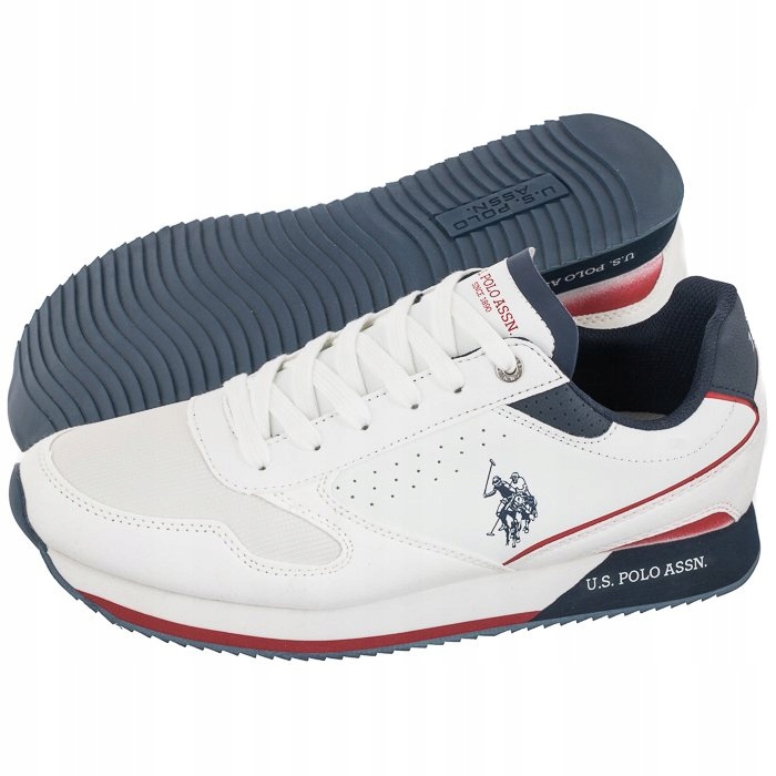 

Buty Sneakersy U.s. Polo Assn. Nobil003A Białe