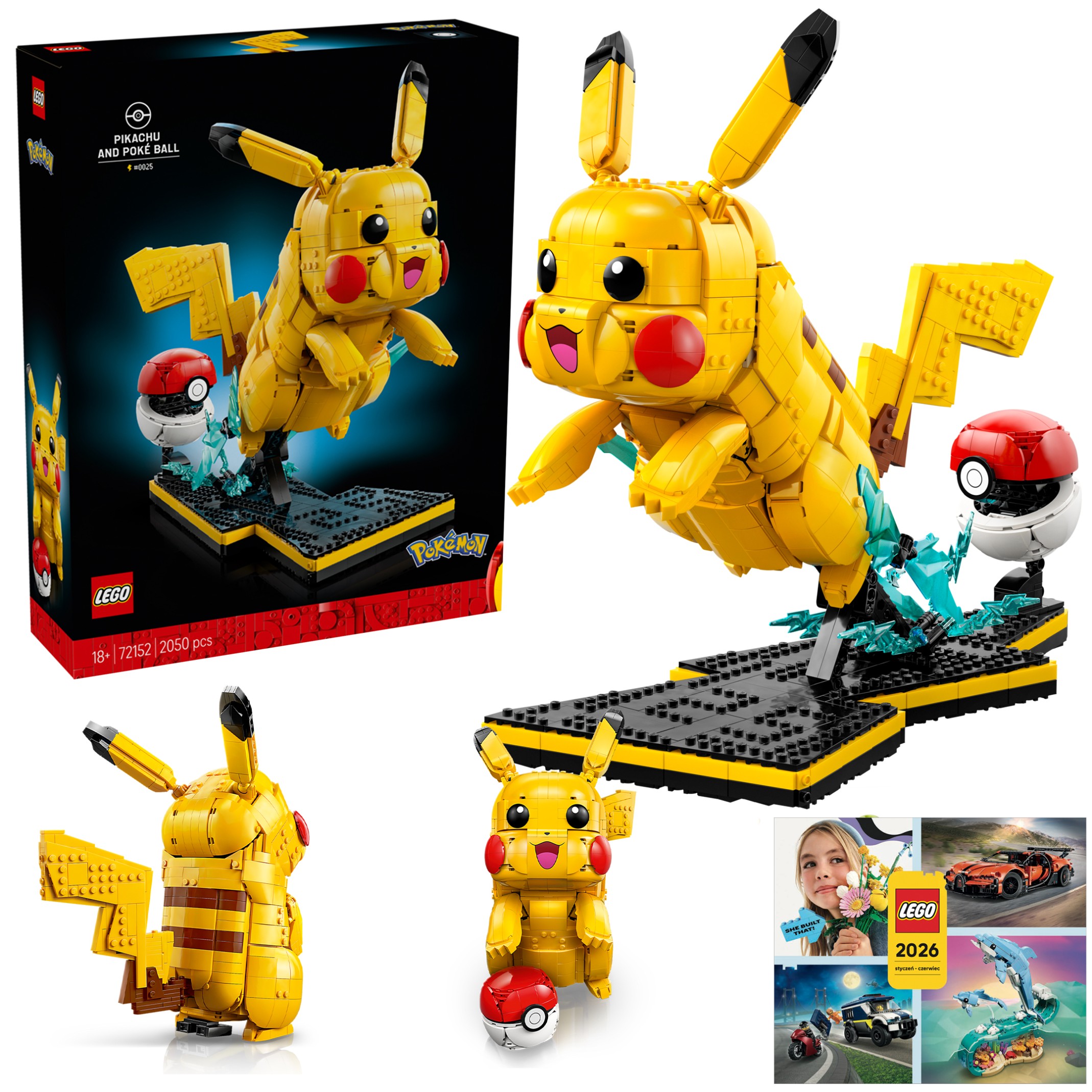 Lego Pokémon 72152 Pikachu a Pokéball