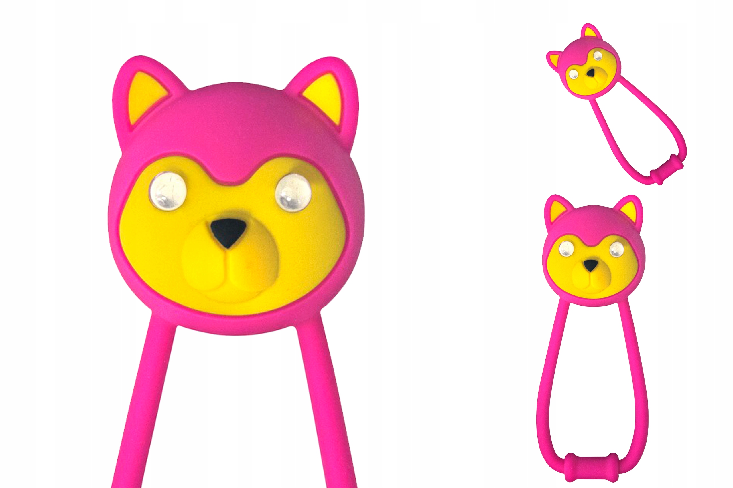 

Lampka Rowerowa Przednia Junior Kls Teddy Różowy