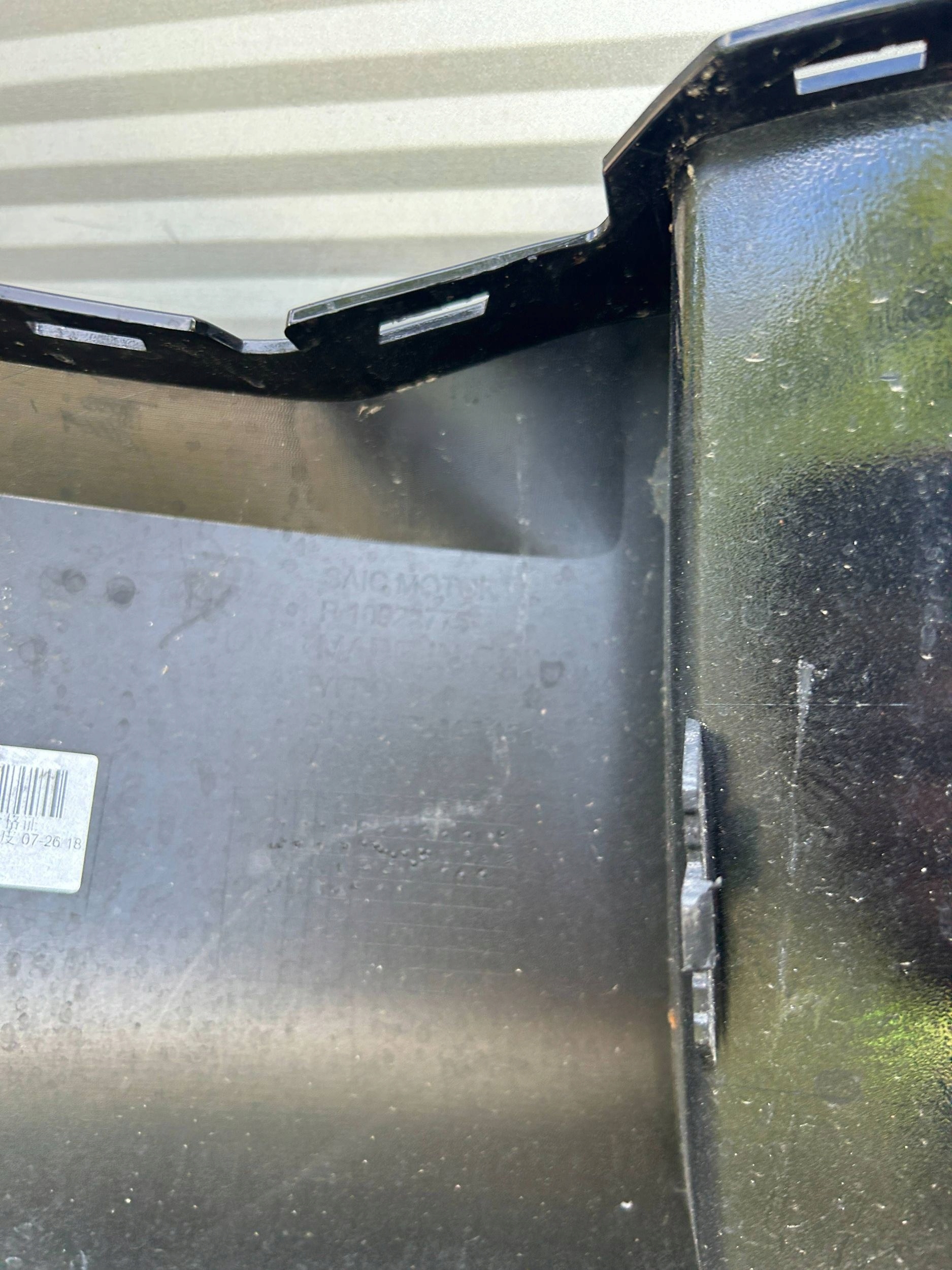 MG ZS 21- bumper rear part rear