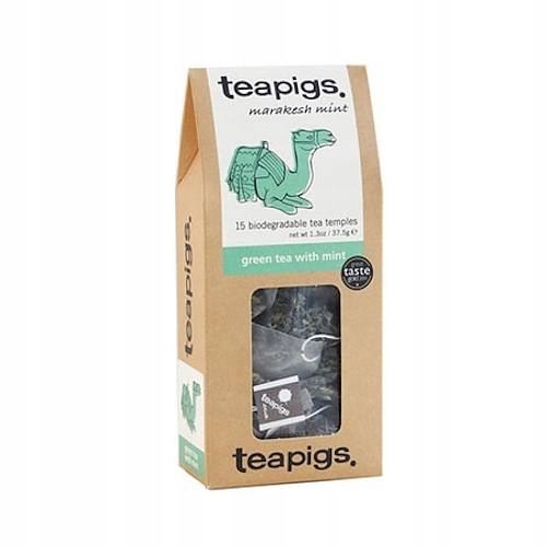 teapigs Zelený čaj s mátou 15 pyramidových sáčků