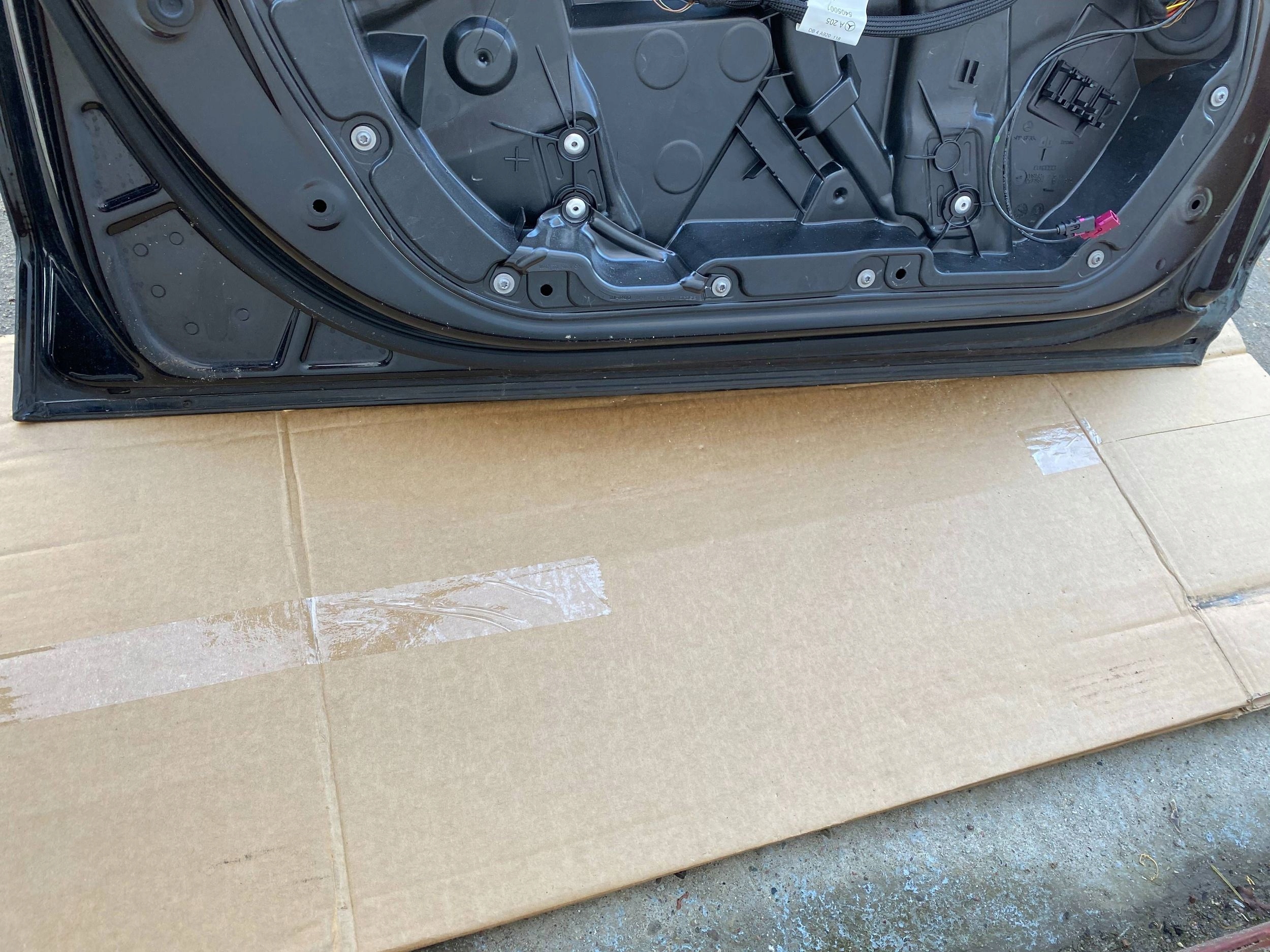 MERCEDES C W205 complete door left front front 040 black