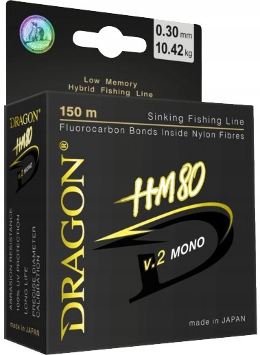 Żyłka Dragon HM80 V.2 Mono 0.283MM 9.17KG 150M Jasnozielona PDF-30-00-128