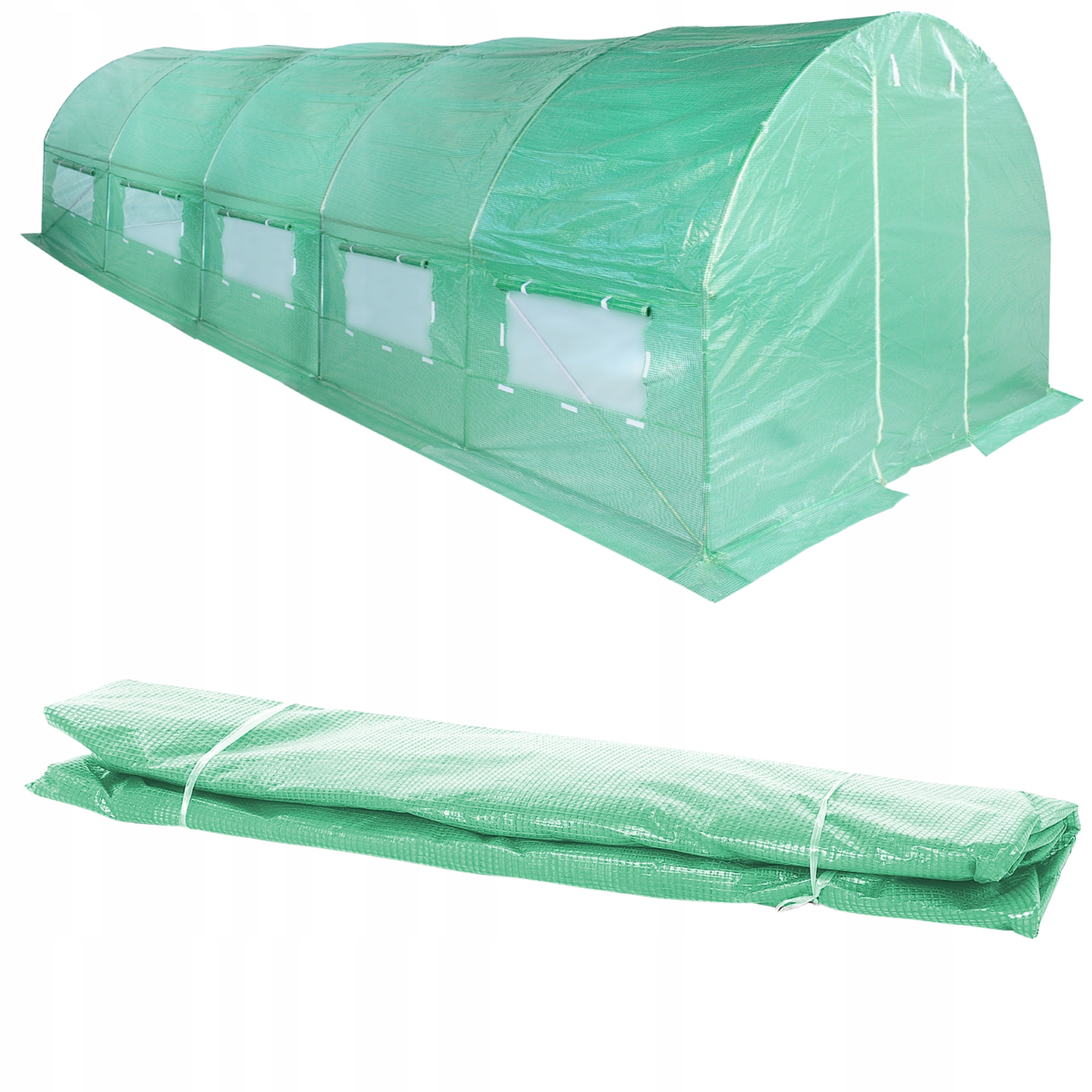 Fólie Na Tunel 3x8 Potah Tunelu Fólie Náhradní Na Zahradní Tunel 24 m2