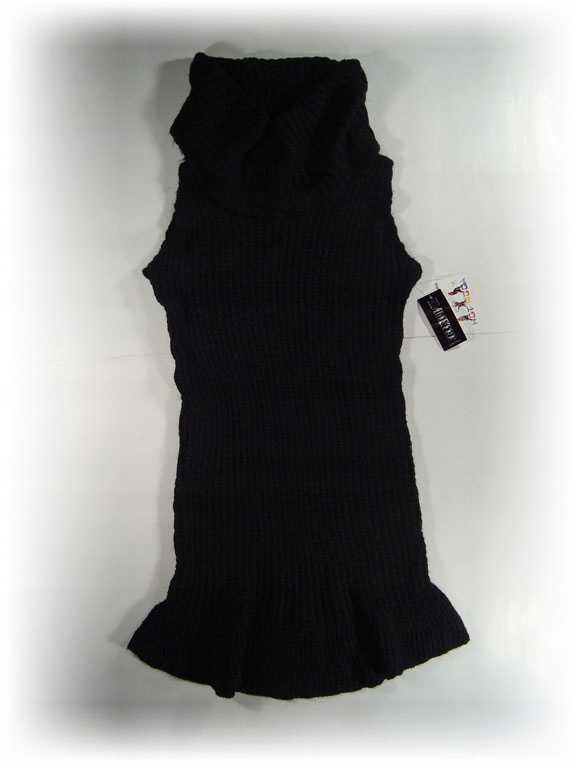 SUKIENKA WŁOSKA CIEPŁA TUNIKA SWETER GOLF SZALOWY Długość całkowita 107 cm