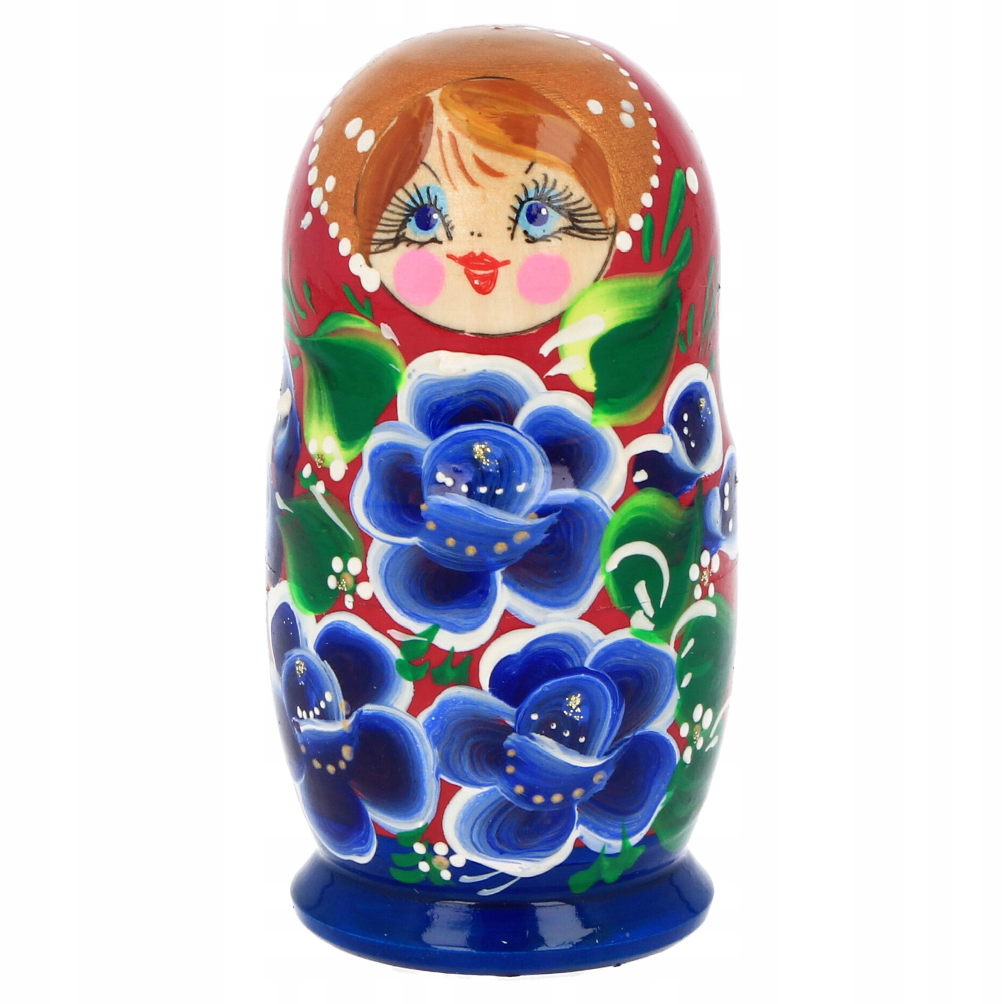 

Lalka drewniana, Matrioszka Babuszka 5w1 19cm