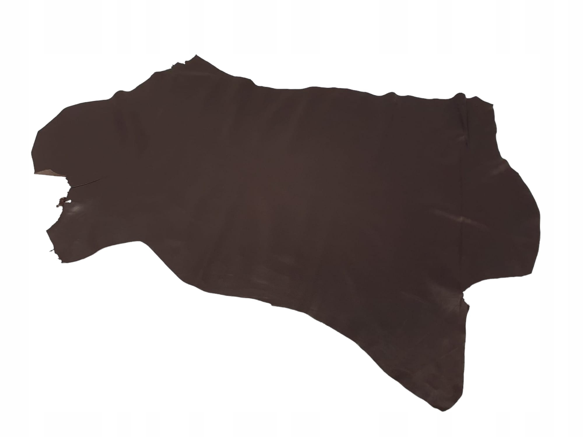 Hnědá Přírodní Oděvní Kůže Koza Gr 0.5-0.6 mm Plocha 0.63 m2