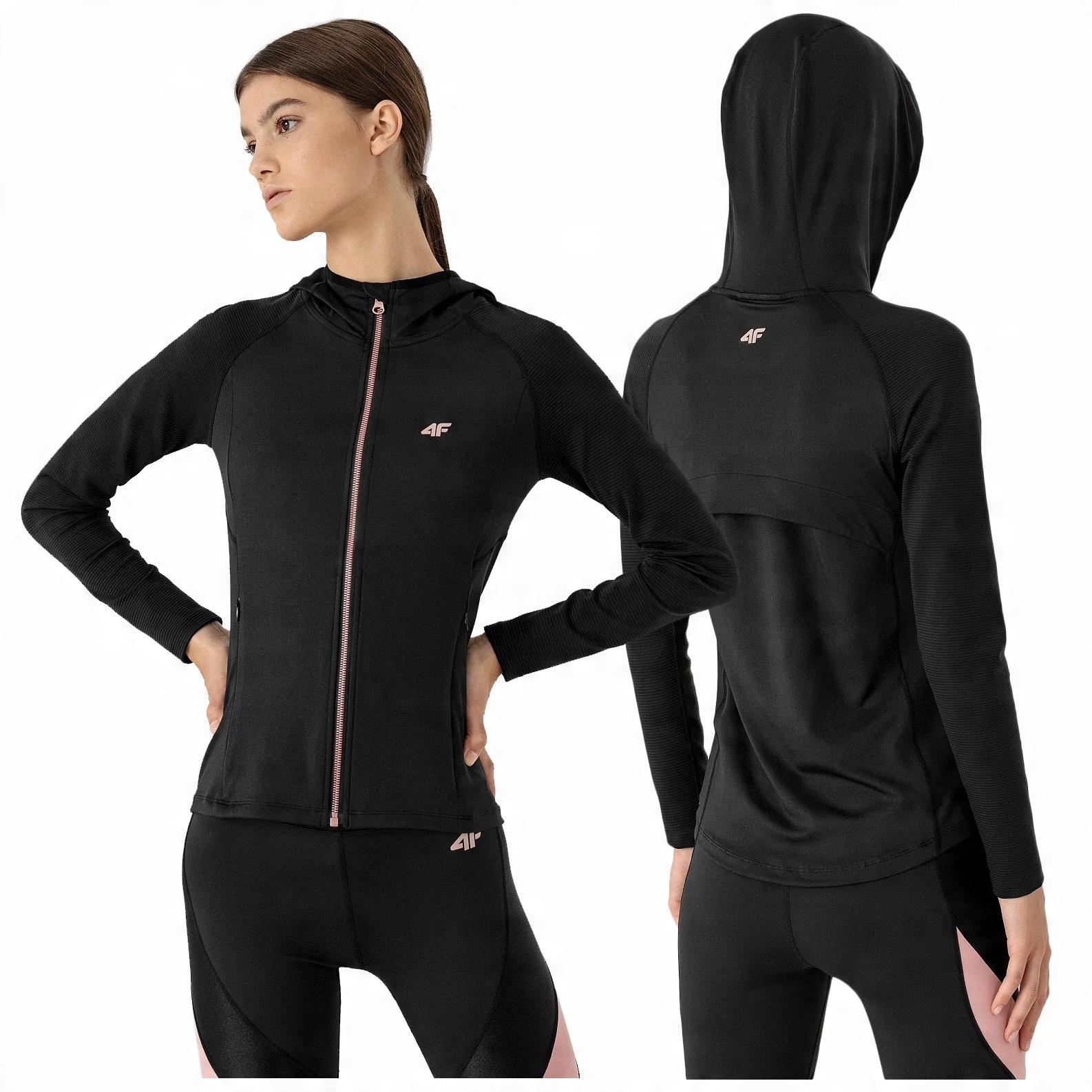 

Bluza damska 4F rozpinana Treningowa BLDF012 XL