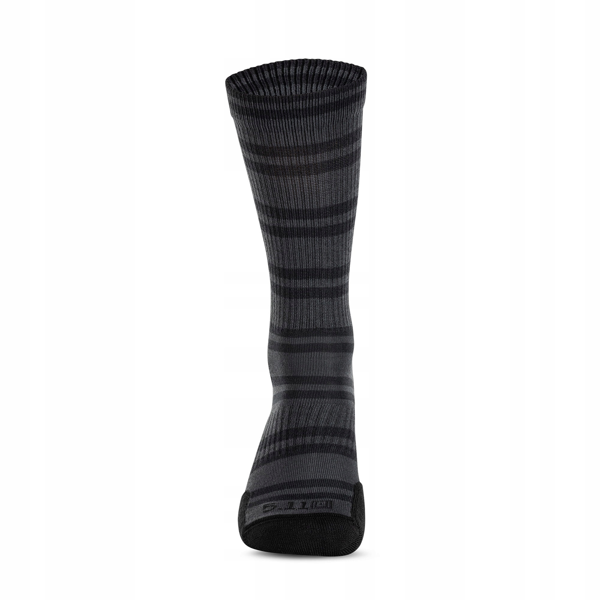 Skarpetki 5.11 Sock and Awe Crew Stripe Black [Rozmiar L]