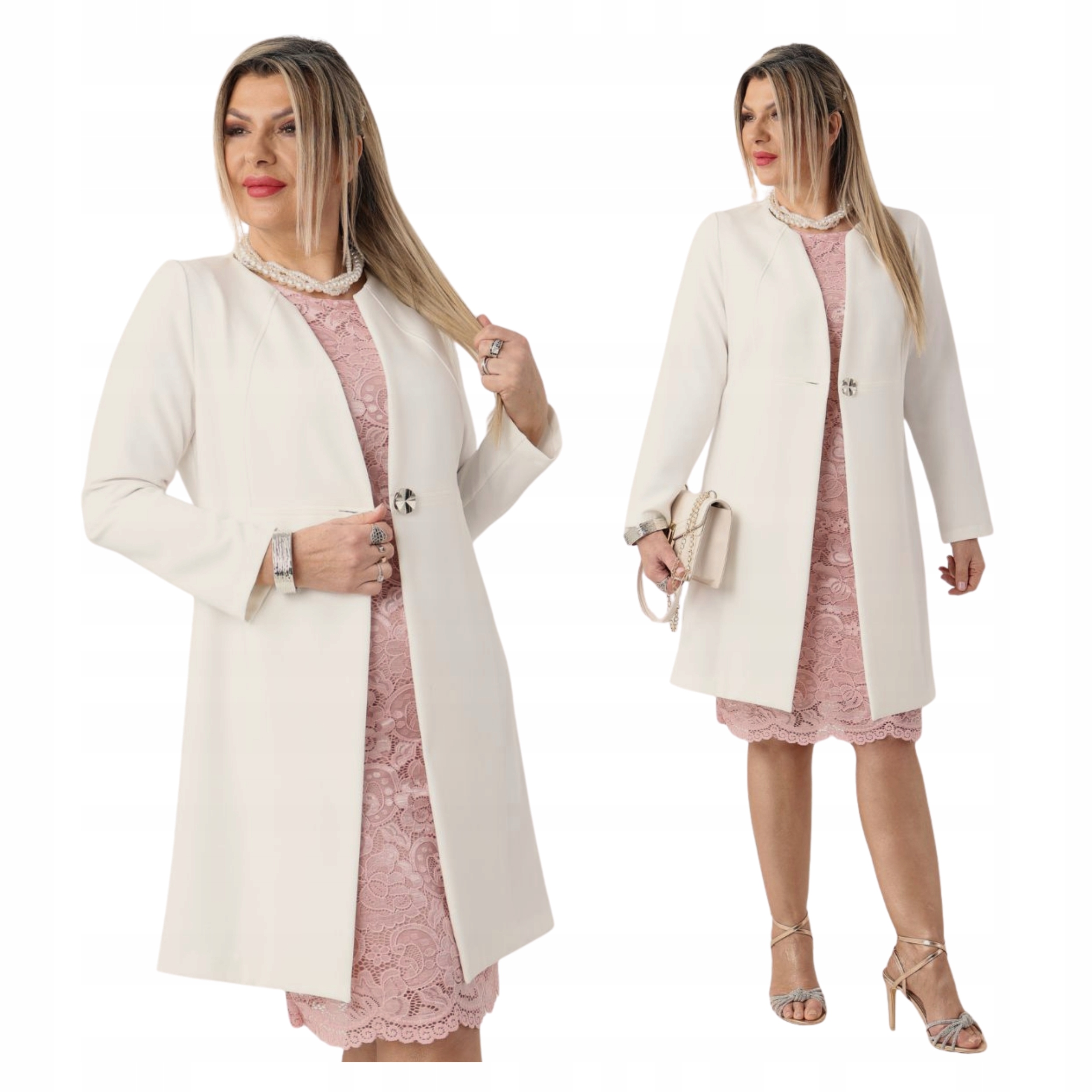 Płaszcz damski marynarka Polski Producent duże rozmiary lekki