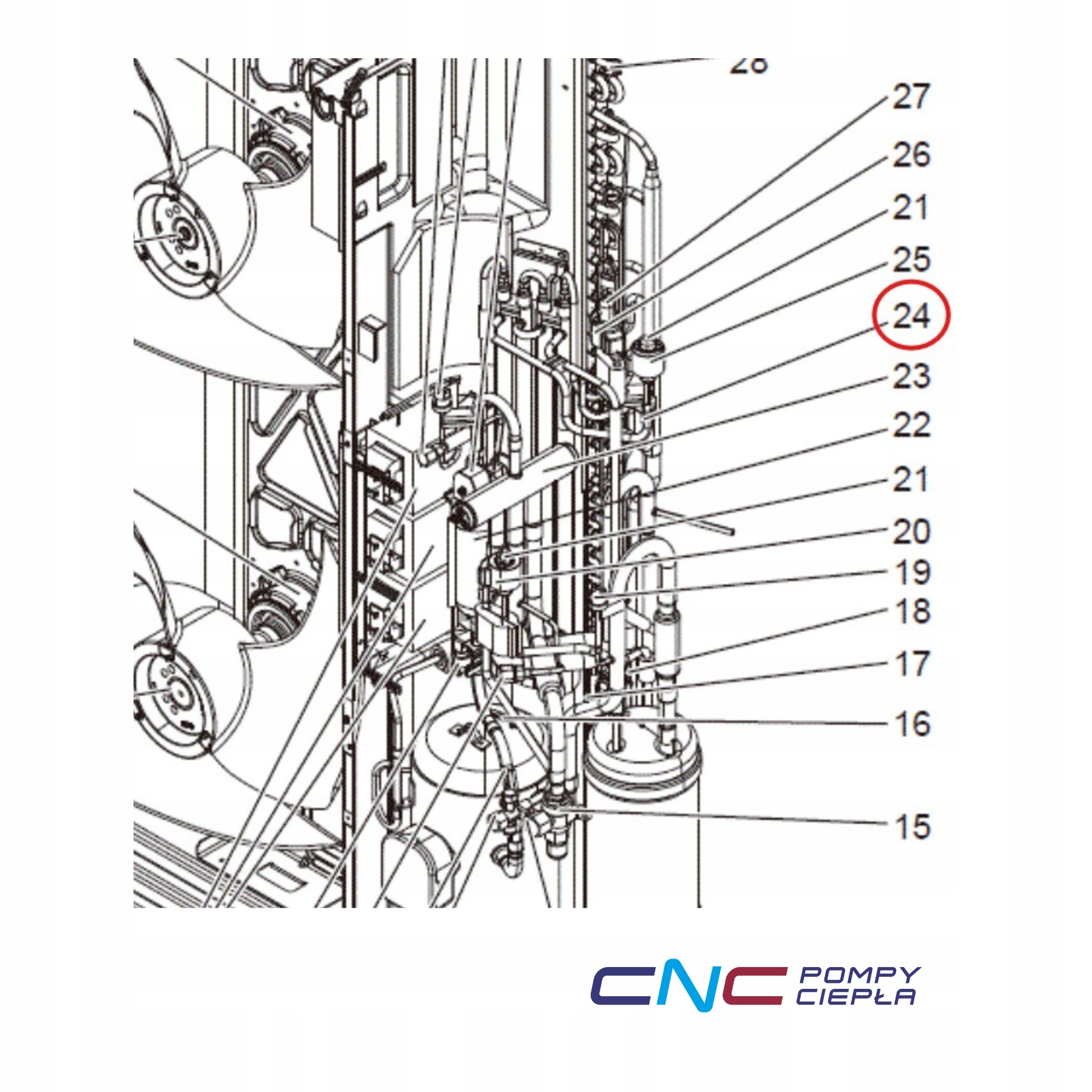 271939 S70E63202 Thermistor G Snímač teploty Mitsubishi