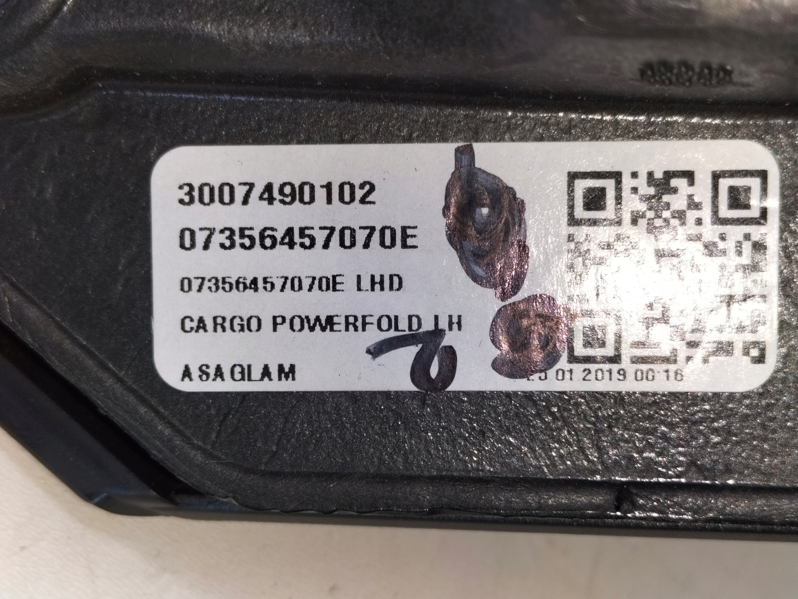 mirror left electrics FIAT DOBLO II 10- OPEL COMBO D 12