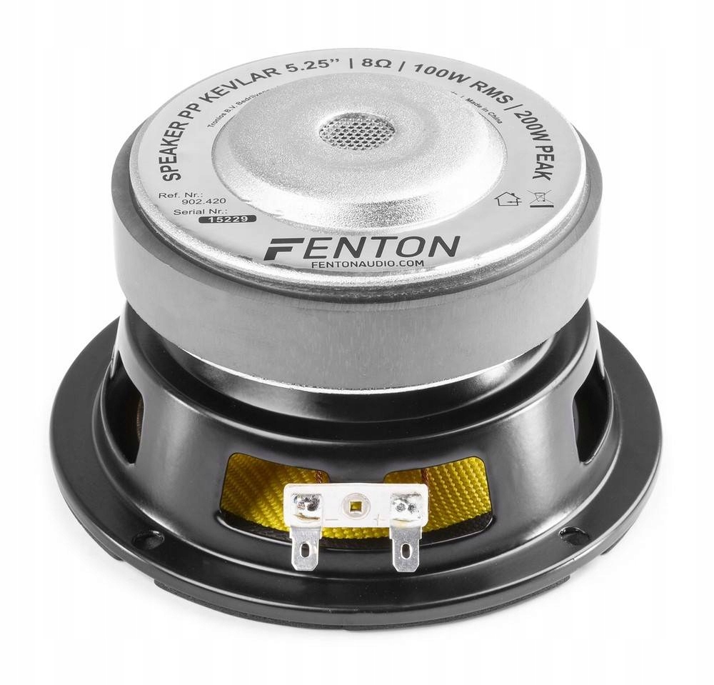 GŁOŚNIK niskotonowy KEVLAR 5,25'' (13cm)100W RMS Moc znamionowa RMS 100 W
