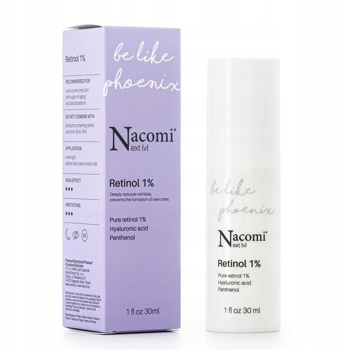 

Serum do twarzy przeciwzmarszczkowe Nacomi 30 ml