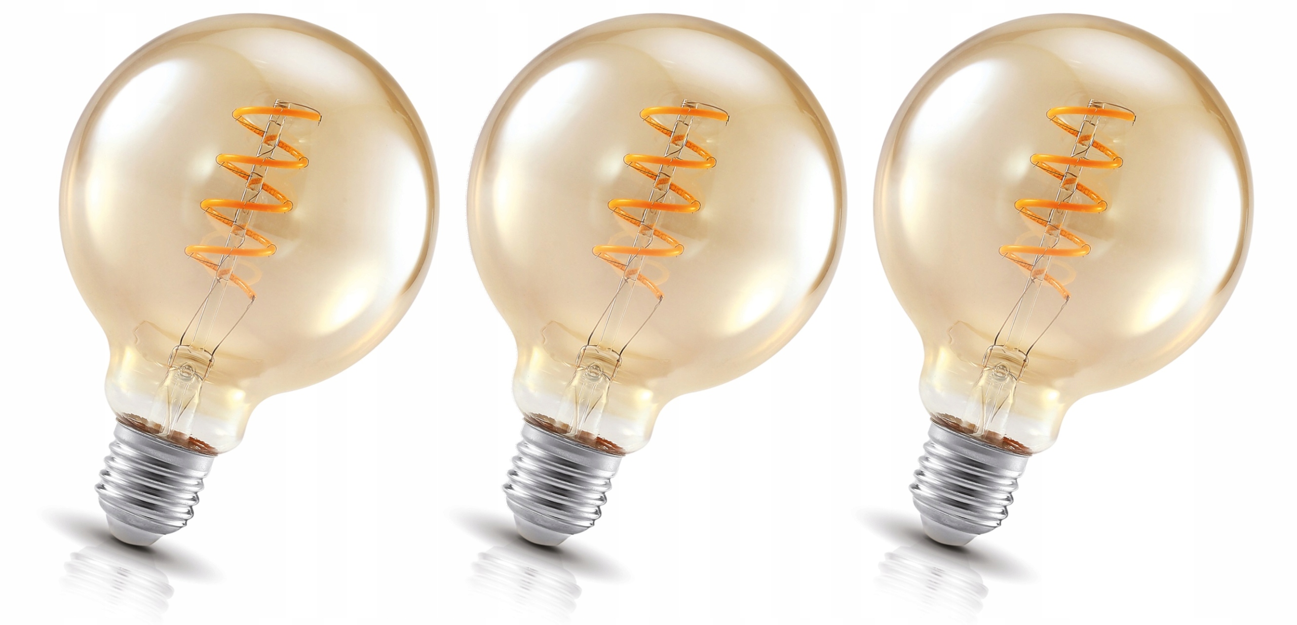 

3x Żarówka Led E27 4W Edison Filamet Ciepłobiała