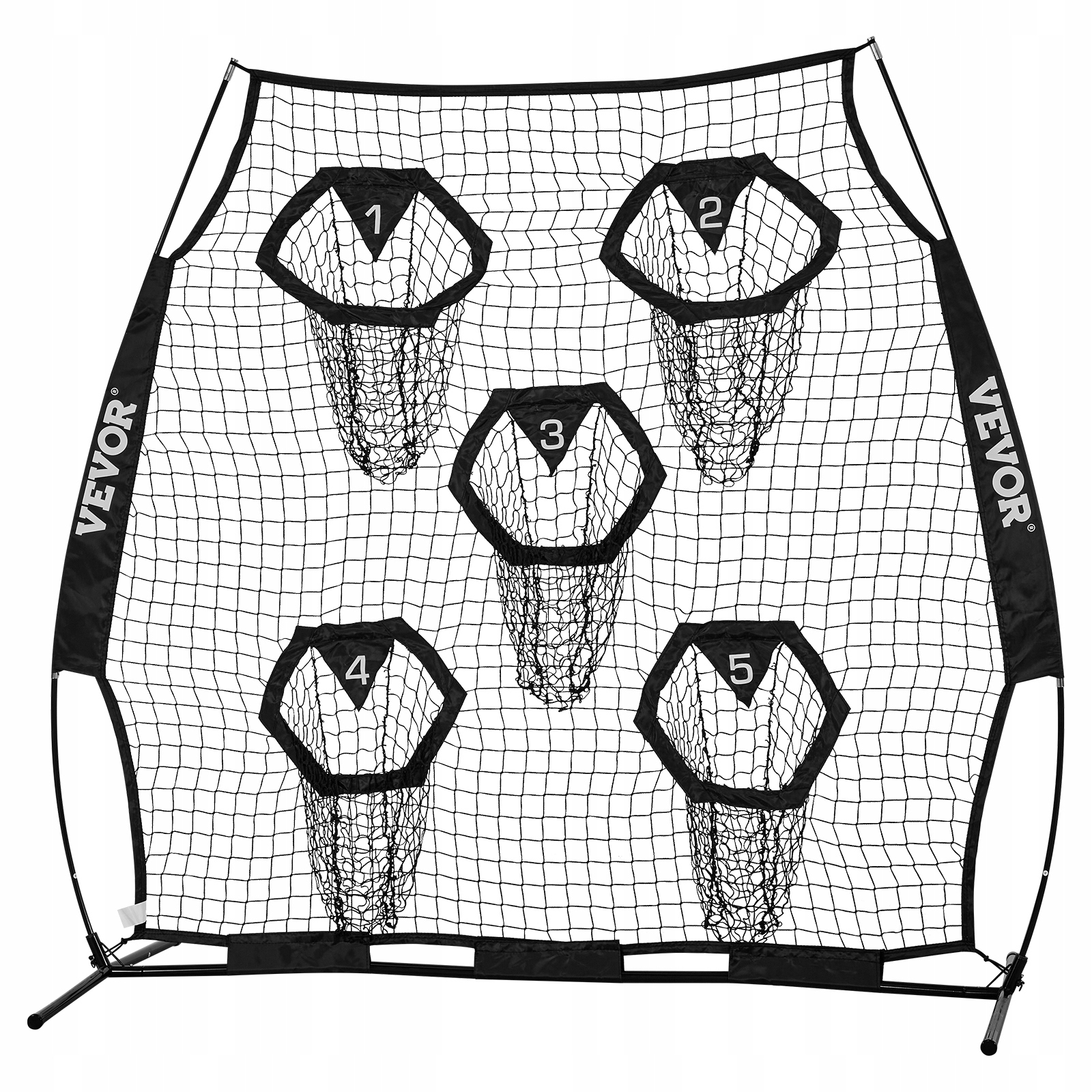 Házecí Síť Pro Fotbalové Trenéry Vevor 208X91X189 CM 5 Kapes