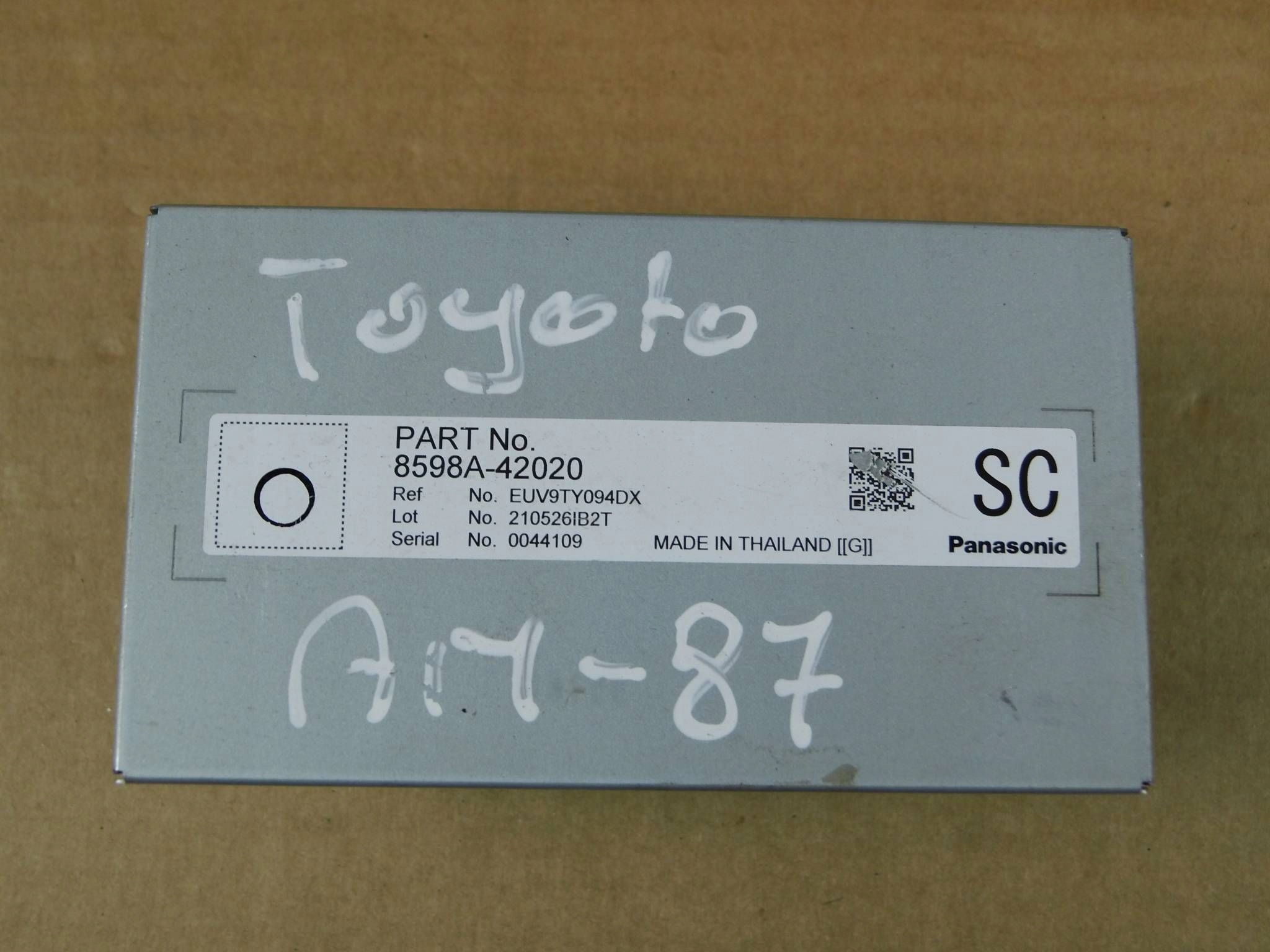 Toyota RAV4 V 2018+ module computer control unit 8598A-42020