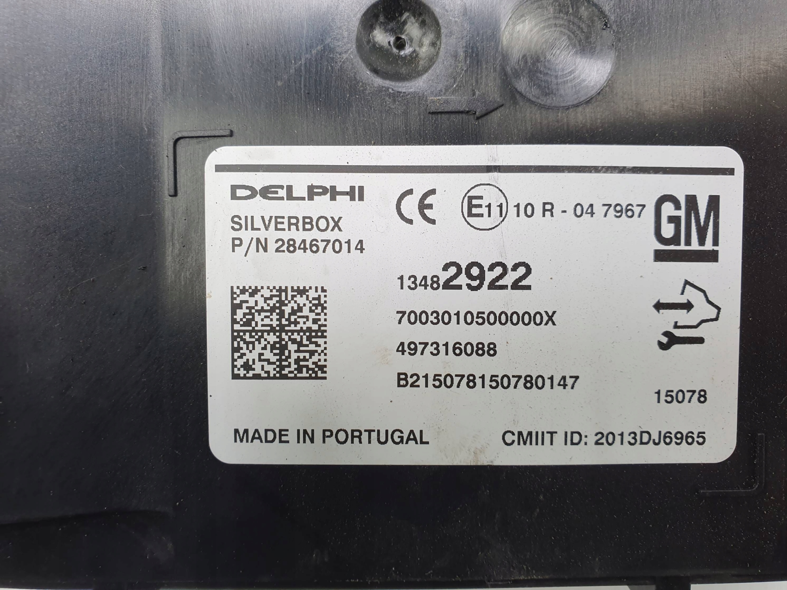modulo RADIA 13482922 OPEL INSIGNIA A LIFT