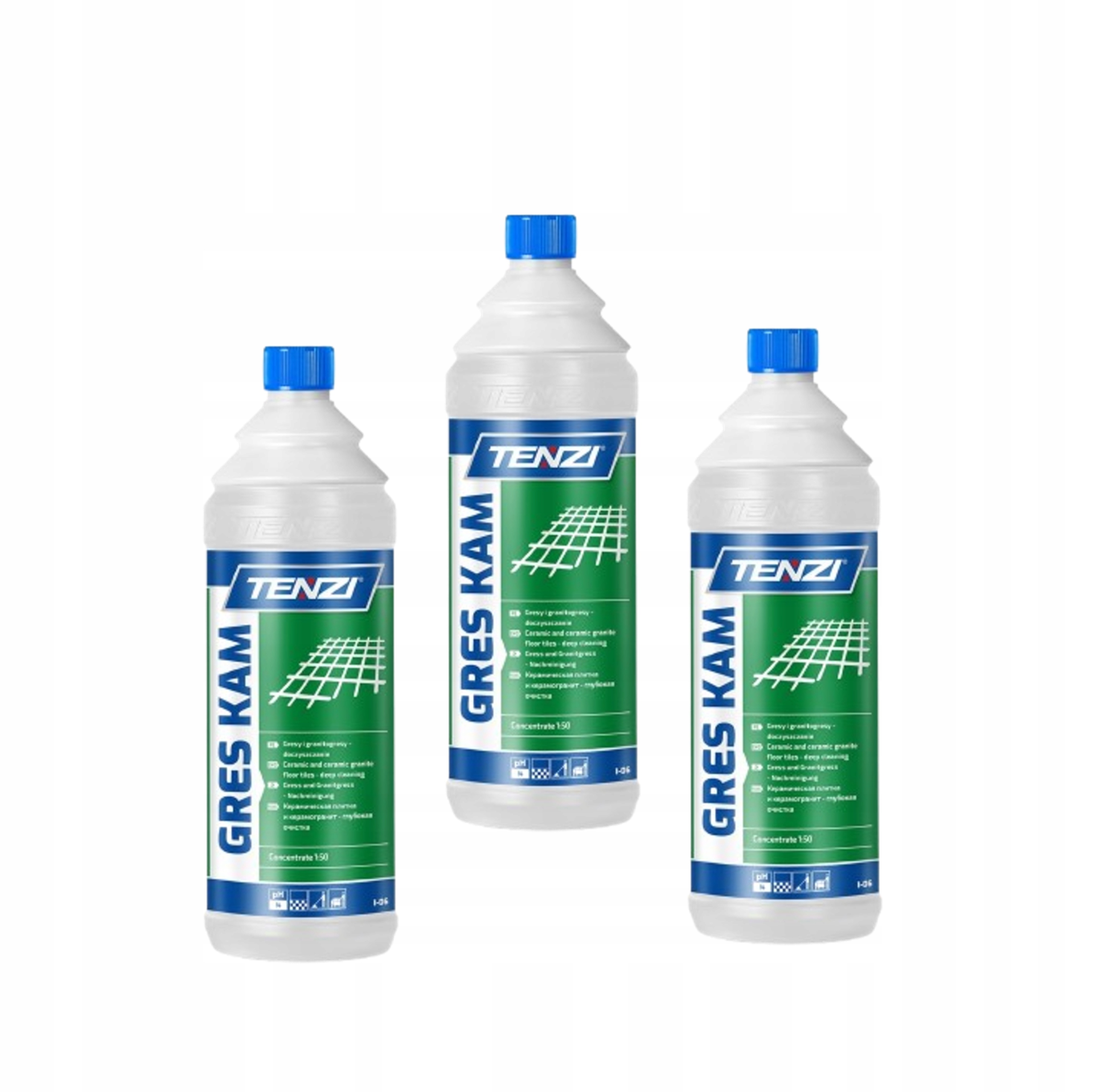 Levně Koncentrát na čištění gresu Tenzi Gres Kam 1 litr 3 kusy