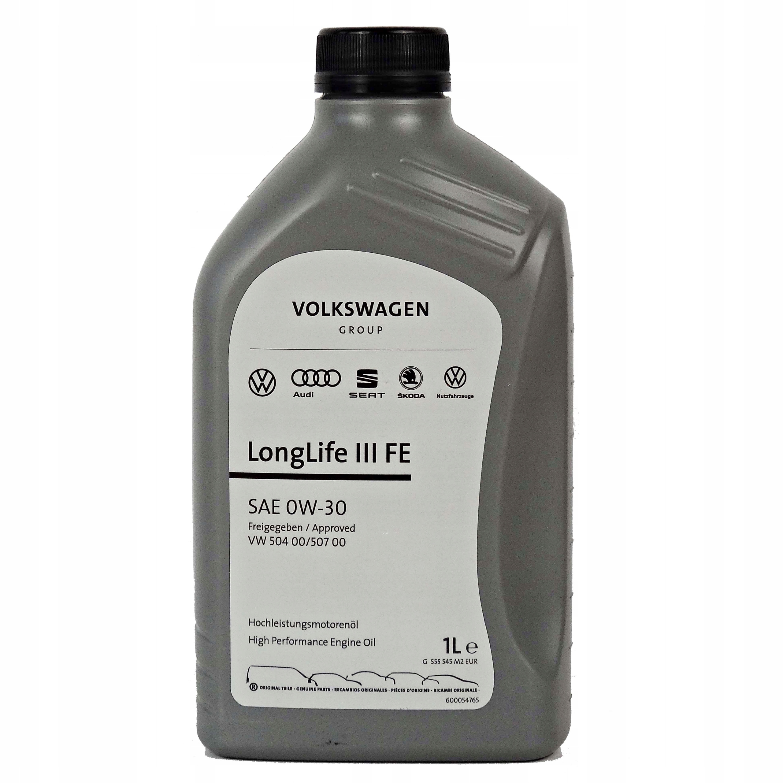 Olej Vag Longlife III Fe 0W30 504.00/507.00 Vw 1L