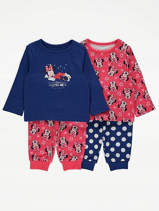 

disney_80-86_2 Pack_bawełniana piżama_minnie_nowa