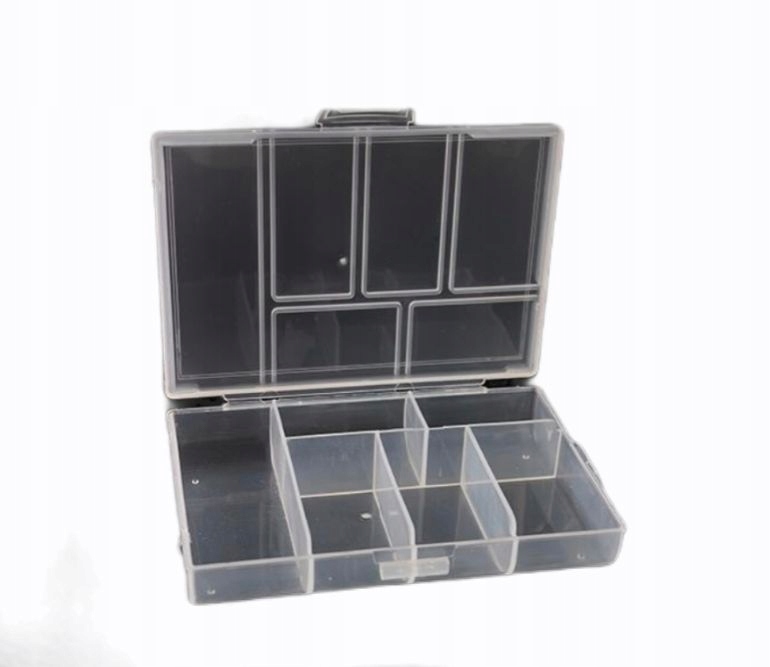 

Organizer pudełko 6 przegródek 12x8.3x2.4cm