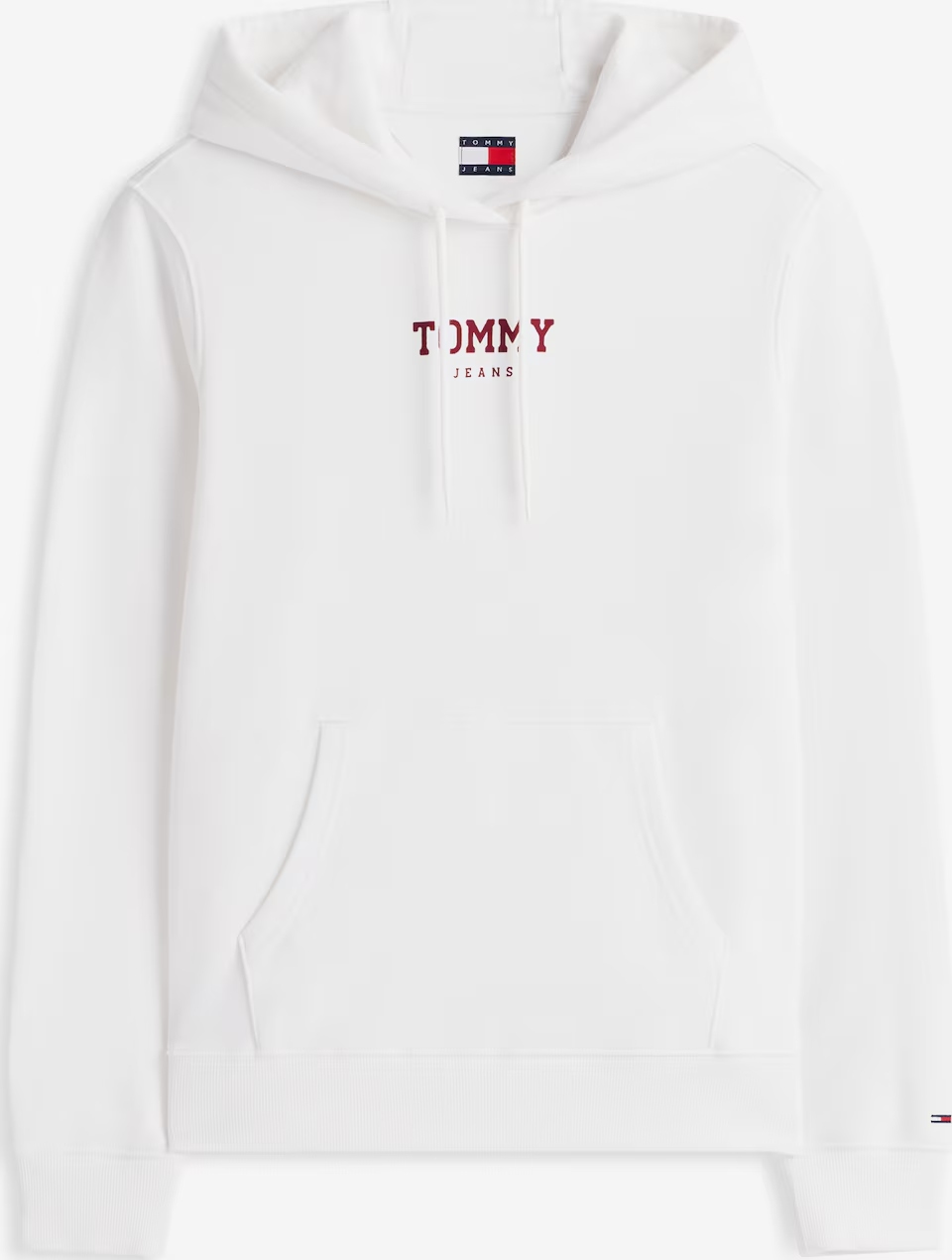 Tommy Jeans Sportovní mikina 'ess' v bílé barvě DW0DW21921 M