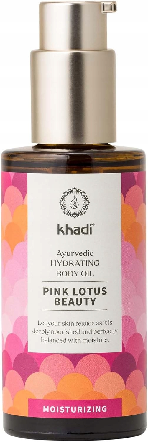 Khadi Pink Lotus Beauty Elixir ájurvédský olej 100 ml pro suchou pokožku