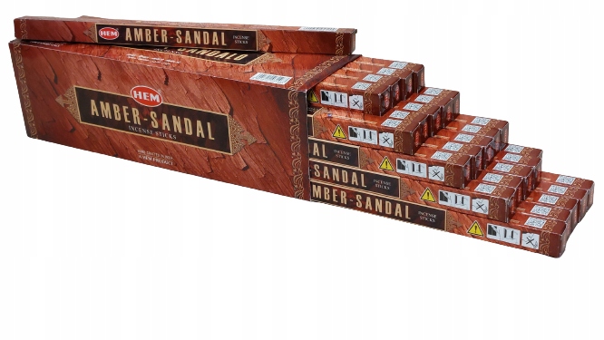 

Kadzidełka Amber-sandal Bursztyn Sandał Hem 200szt