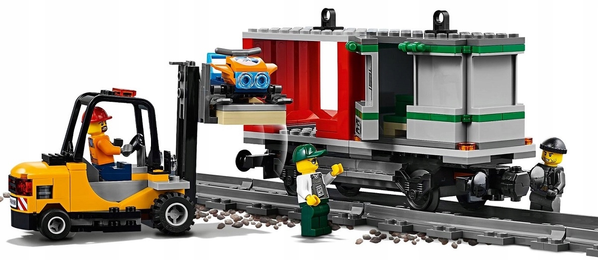 Lego City Stavebnice Elektrický Nákladní Vlak 60198