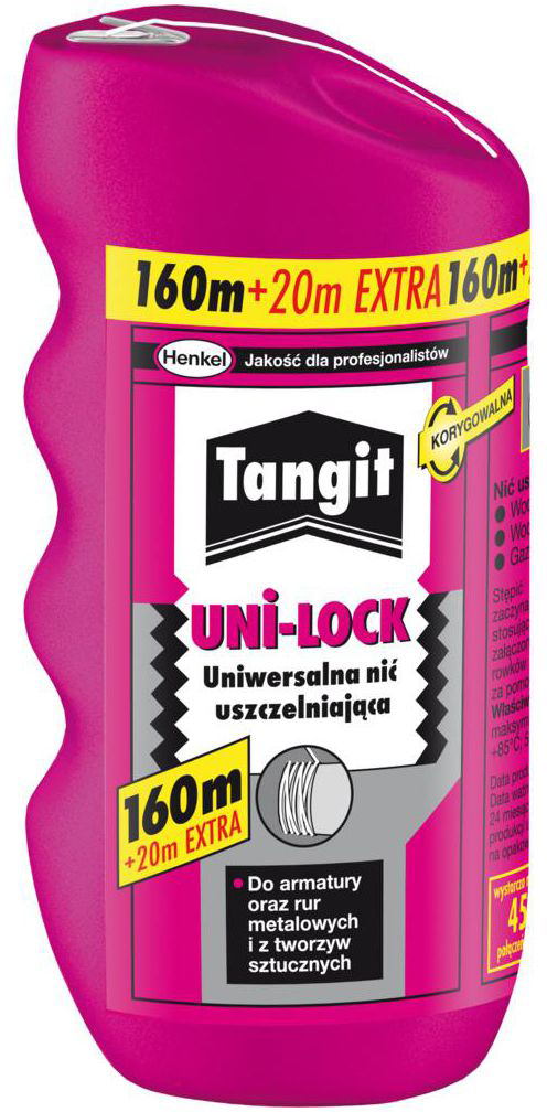 

Nić teflonowa uszczelniająca Tangit Uni-Lock 180m