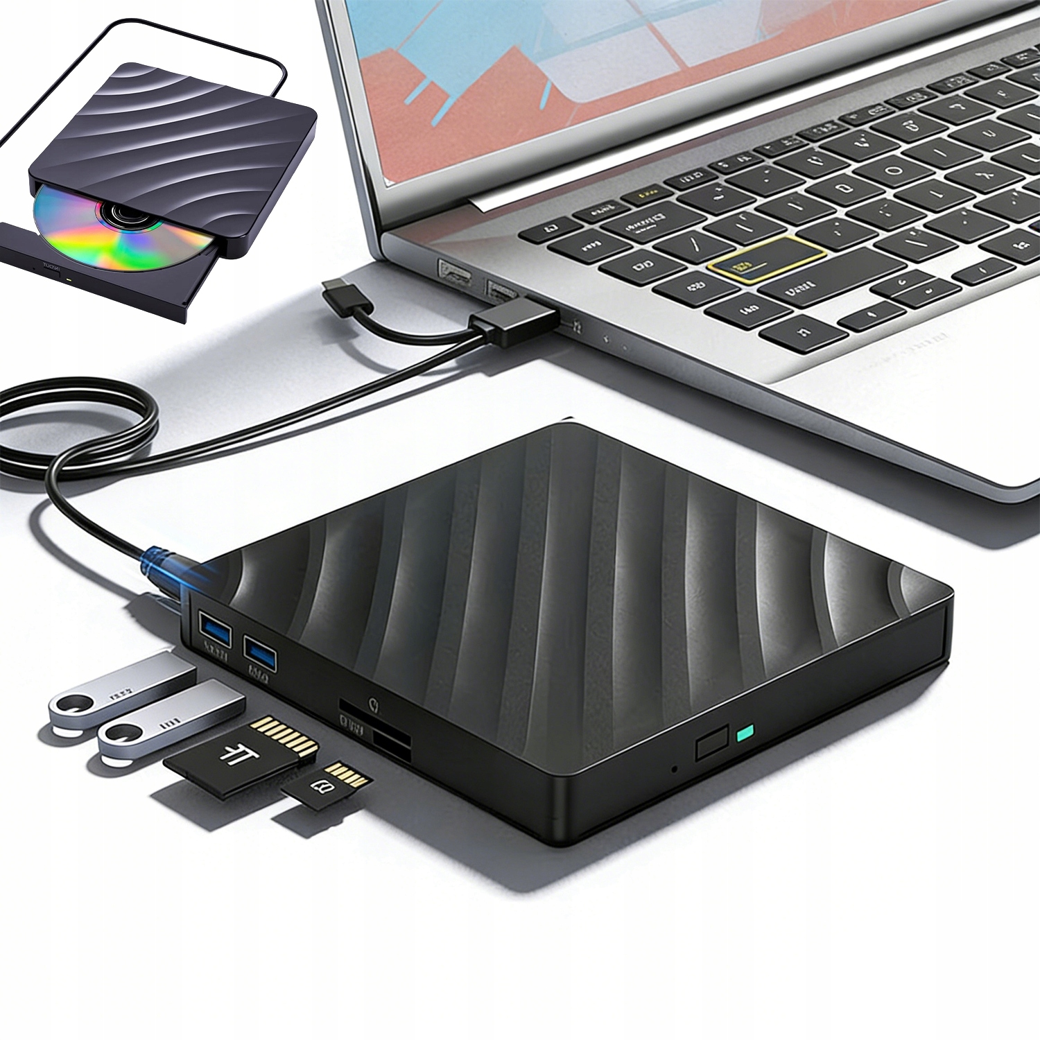 Nagrywarka Blu-ray zewnętrzna External Slimline Napęd Bluray DVD Usb 3.0