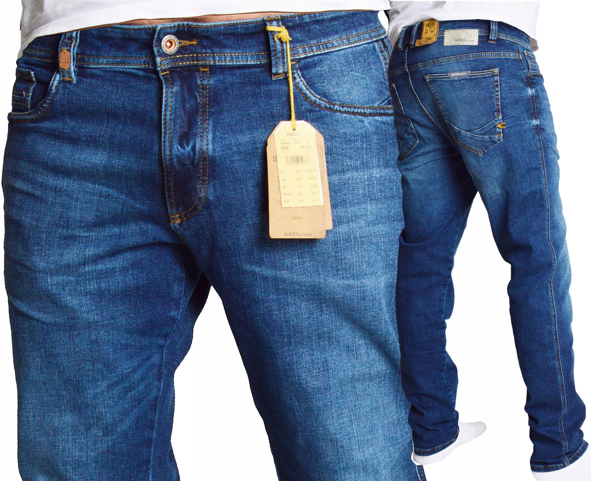 

Camel Active Madison spodnie jeans zwężane W36 L32