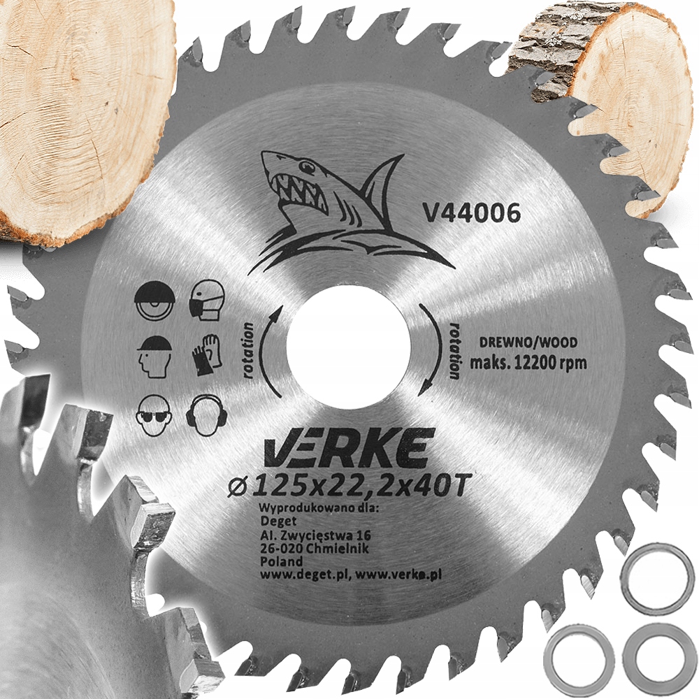 

Tarcza Piła Widiowa Drewna 125 x 22,2 mm 40T Widia