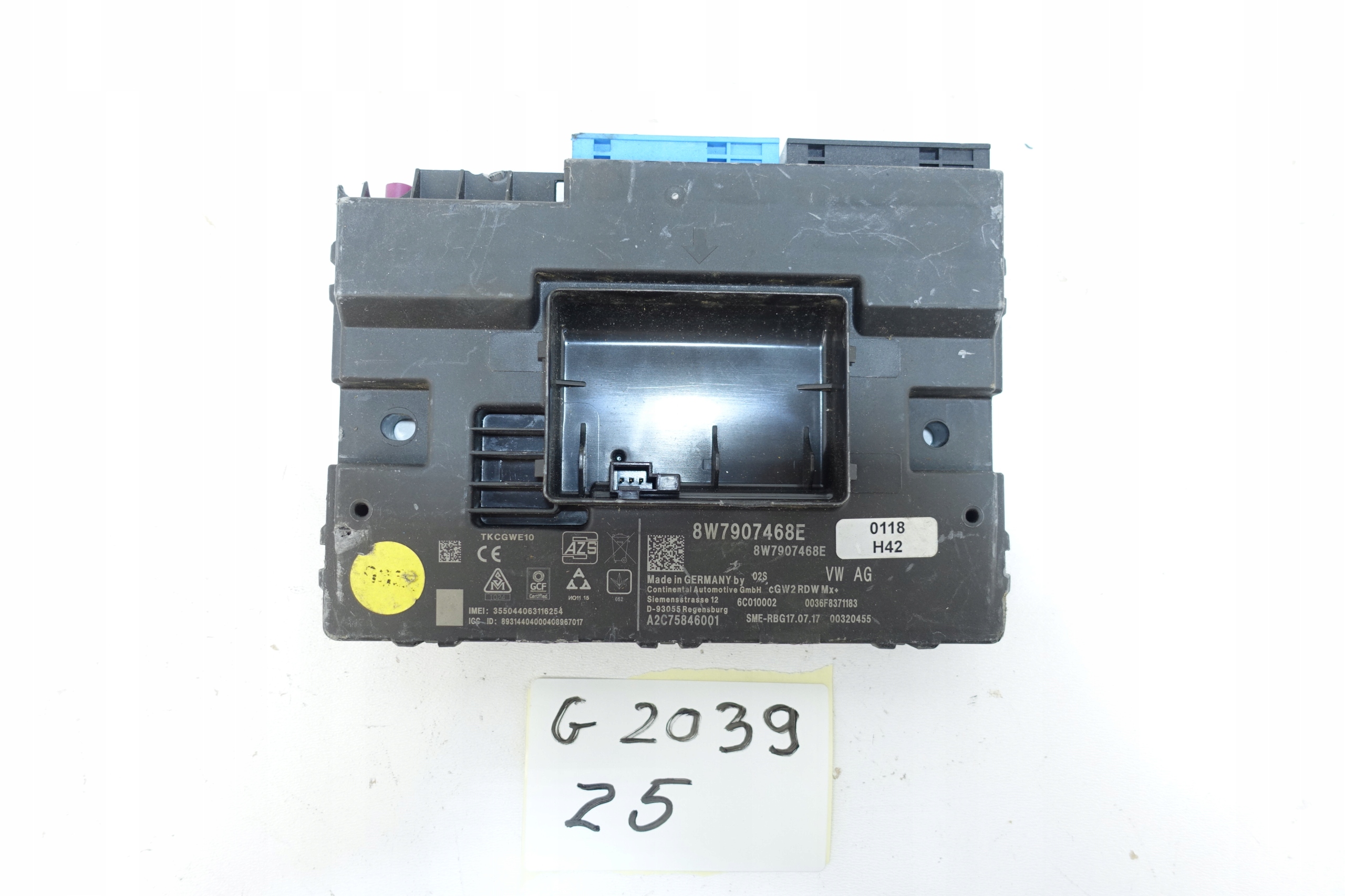 AUDI A4 B9 2015- modul Bedienteil GATEWAY 8W7907468E