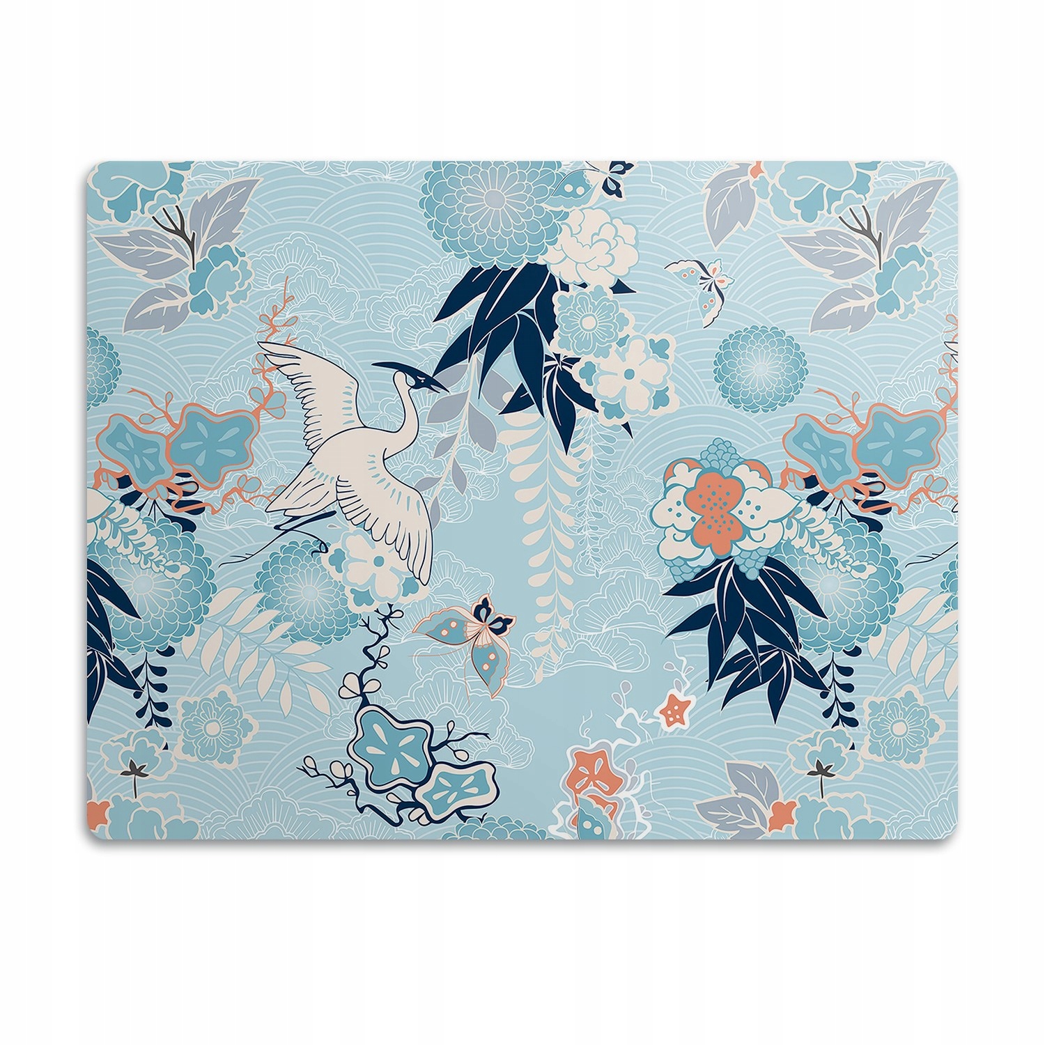 Levně Pro kočky podložka pod záchod Jeřáb a květiny 90x60 cm