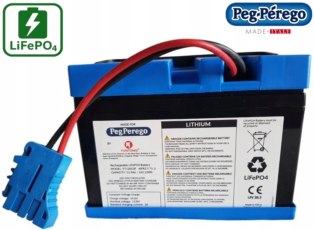 Akumulator Peg Perego 12V 13Ah Litowy LiFePo4
