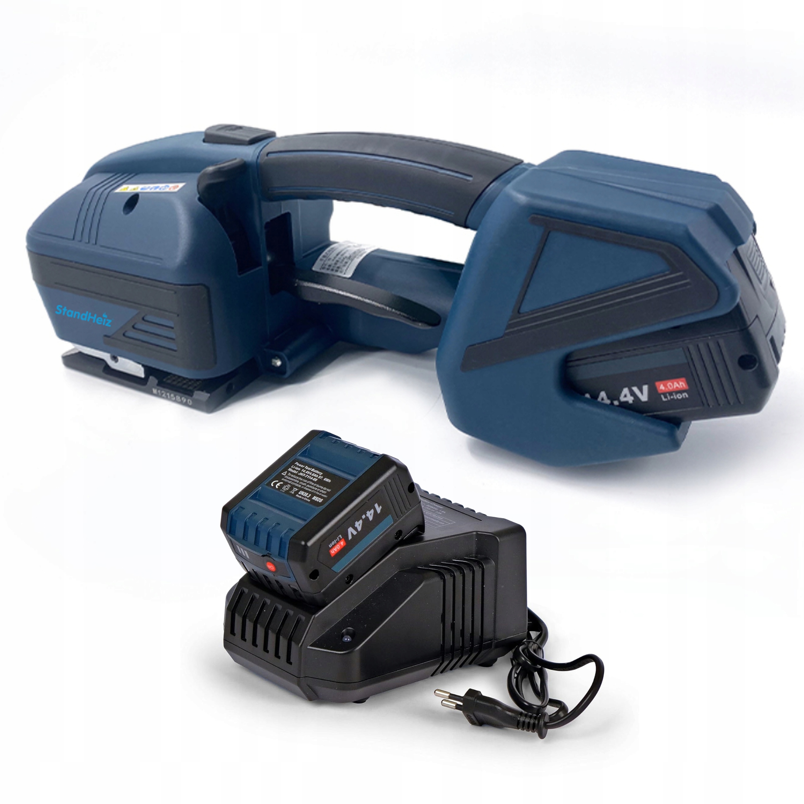 Bandáž Napínák Pásků Pet Pp Vázač Palet Sada Akumulátor Nabíječka