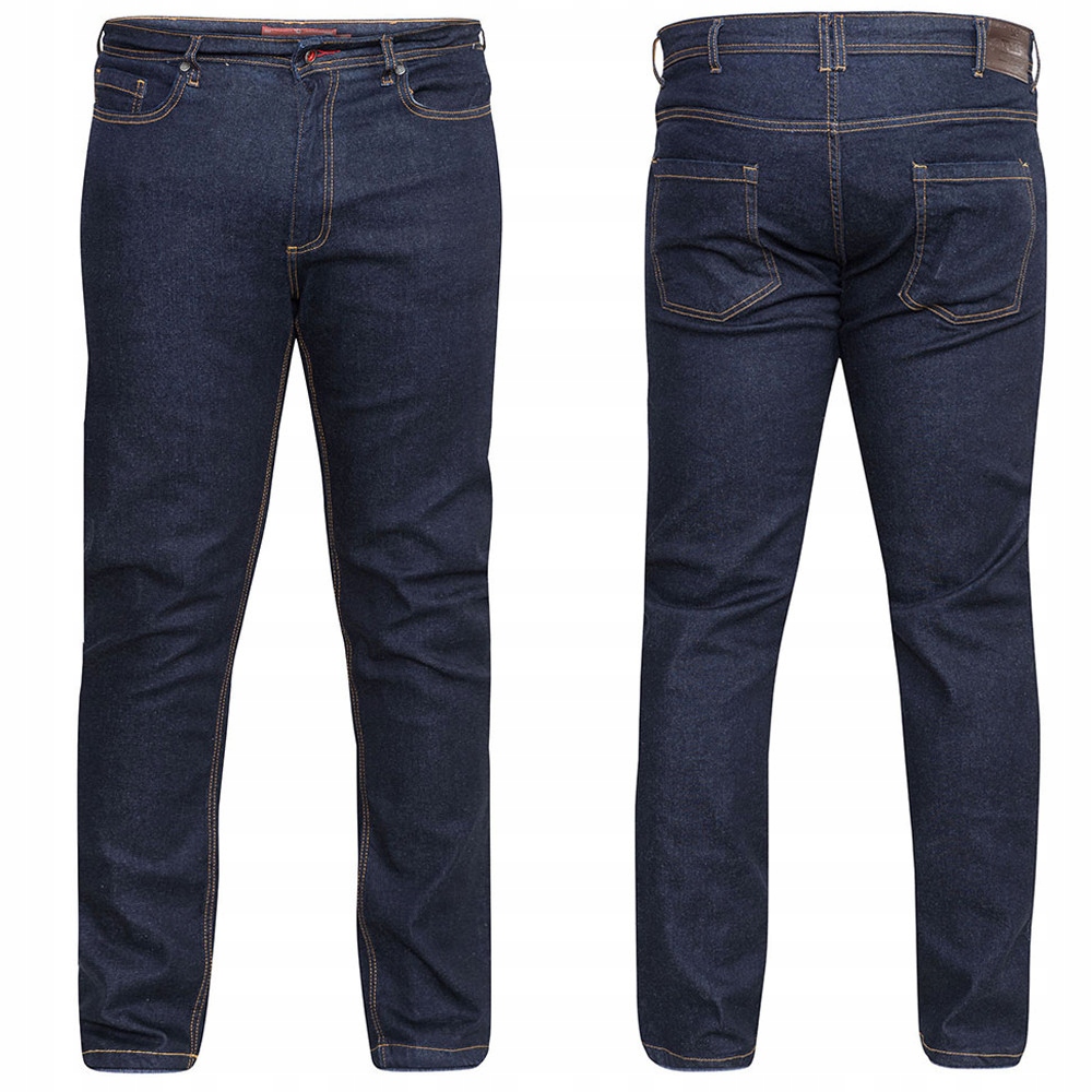 D555 kalhoty pánské Cedric L:32 Tapered Fit Stretch nadměrné velikosti 48