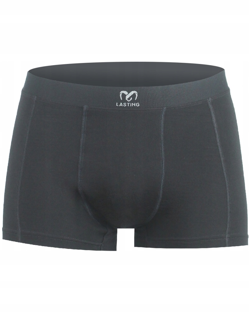 Pánské boxerky Lasting Noro 100% Merino Wool Hiking Černá (9090) S
