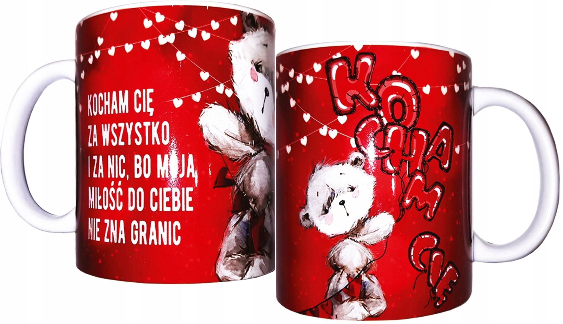 

Kubek prezent na Walentynki dla chłopaka Wzory