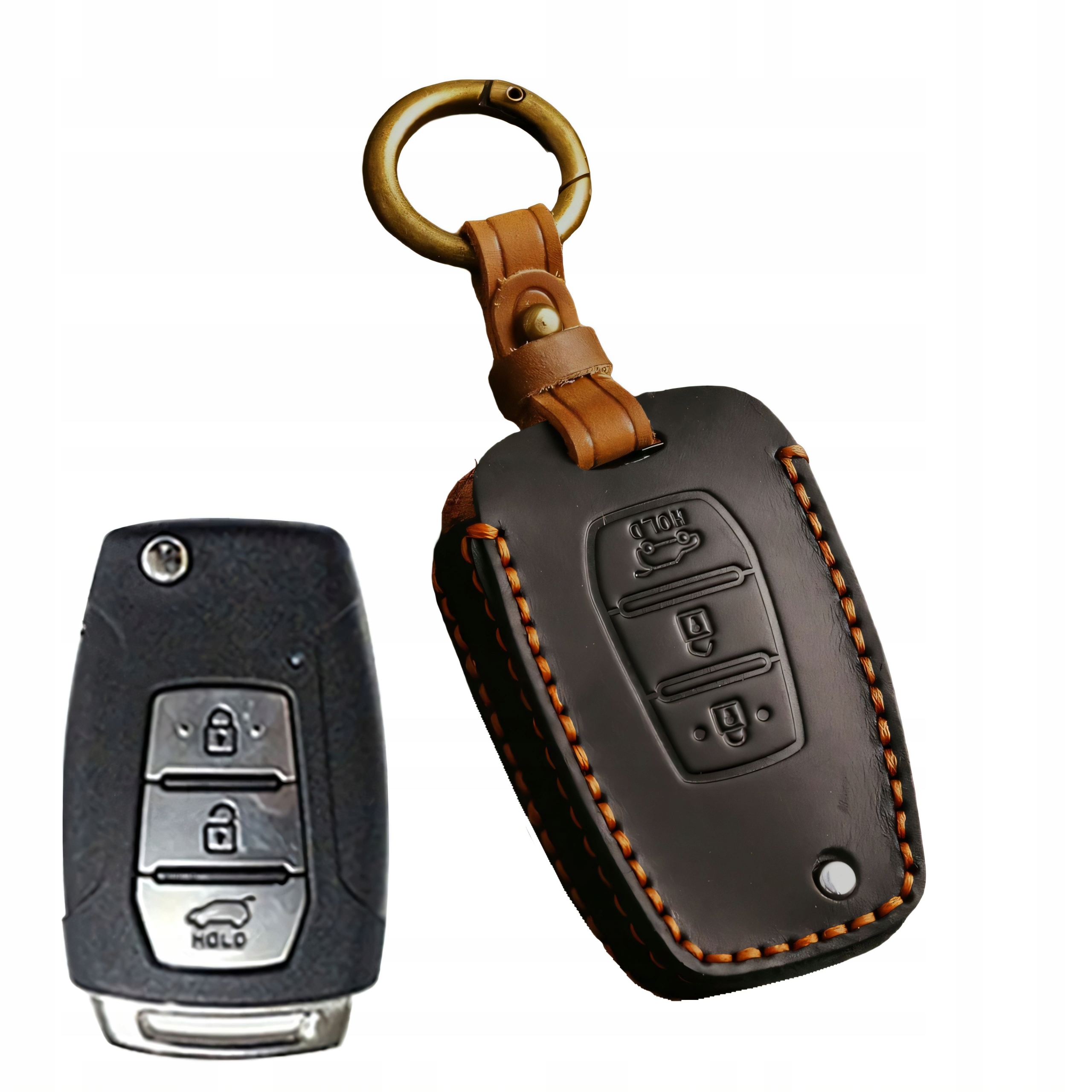 Etui pokrowiec klucz brelok Kgm SsangYong Korando Torres czarny bagażnik