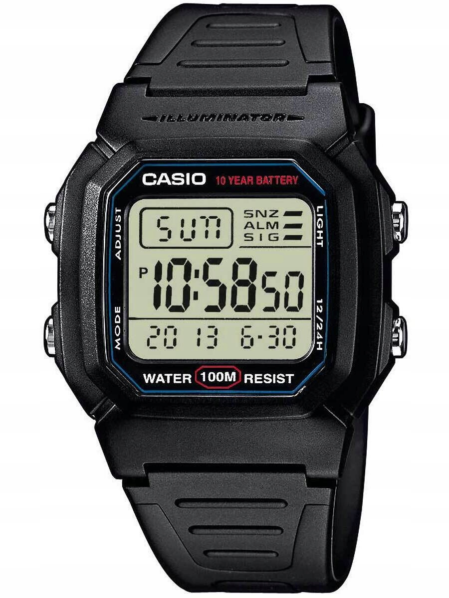 Pánské Hodinky Casio W-800H-1A Klasika Box Gravírování