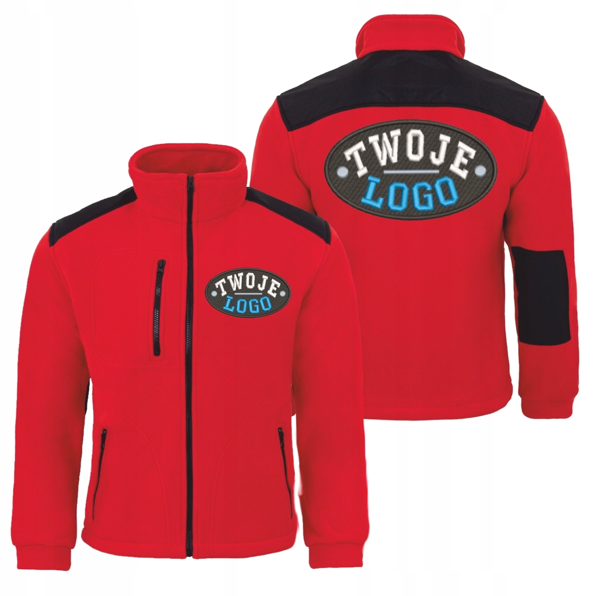 Polar firmowy roboczy gruby z haftem logo XL