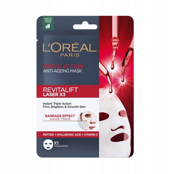 

Loreal Revitalift Laser X3 maska w płachcie 28g