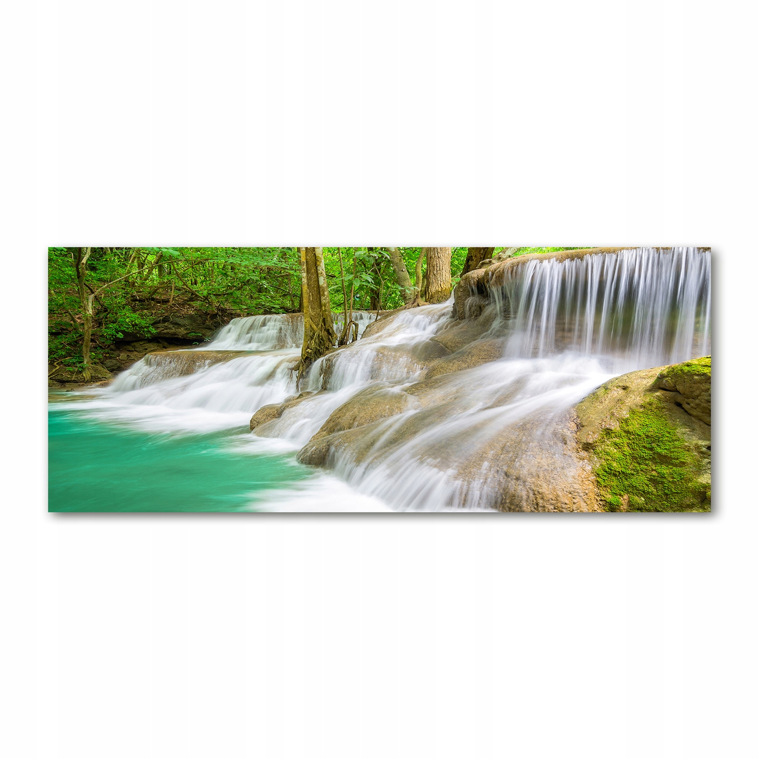 

Foto obraz na szkle akrylowym Wodospady 125x50 cm