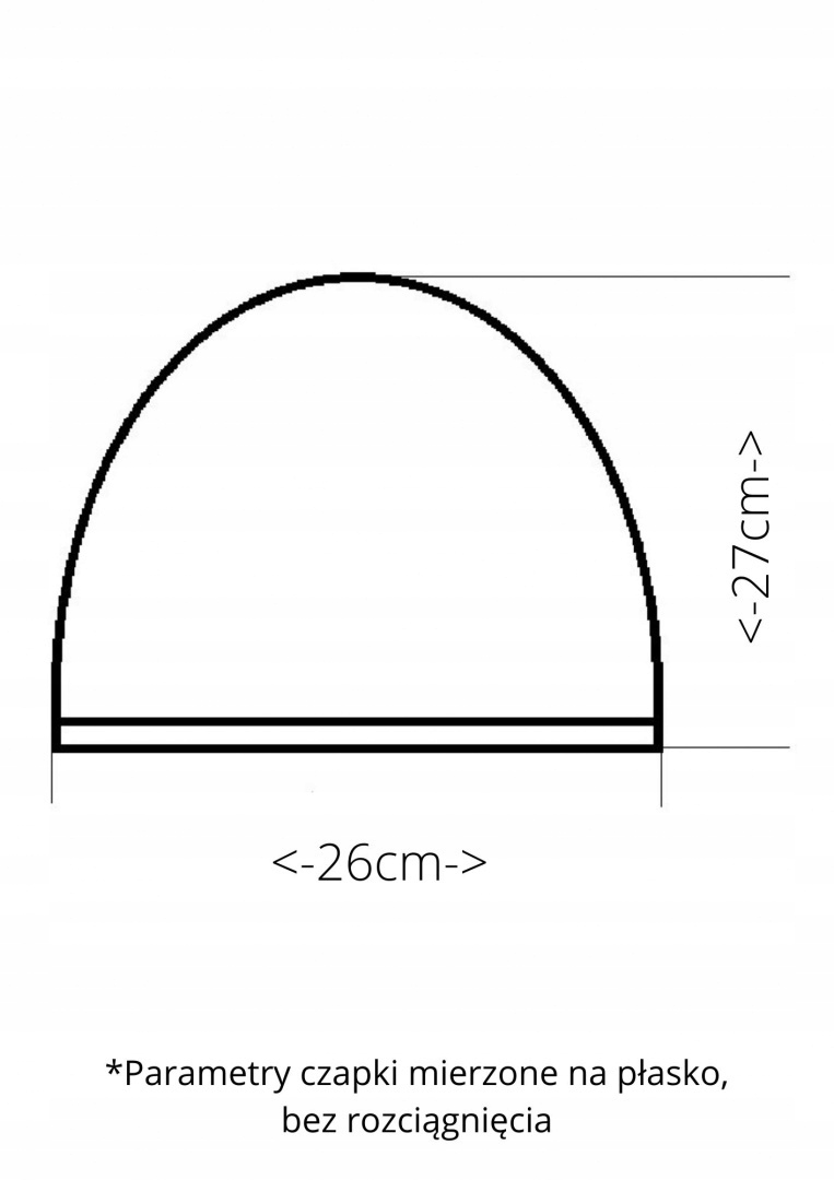 Czapka wiosenna Proman dresowa beanie W-99D Wzór dominujący inny wzór