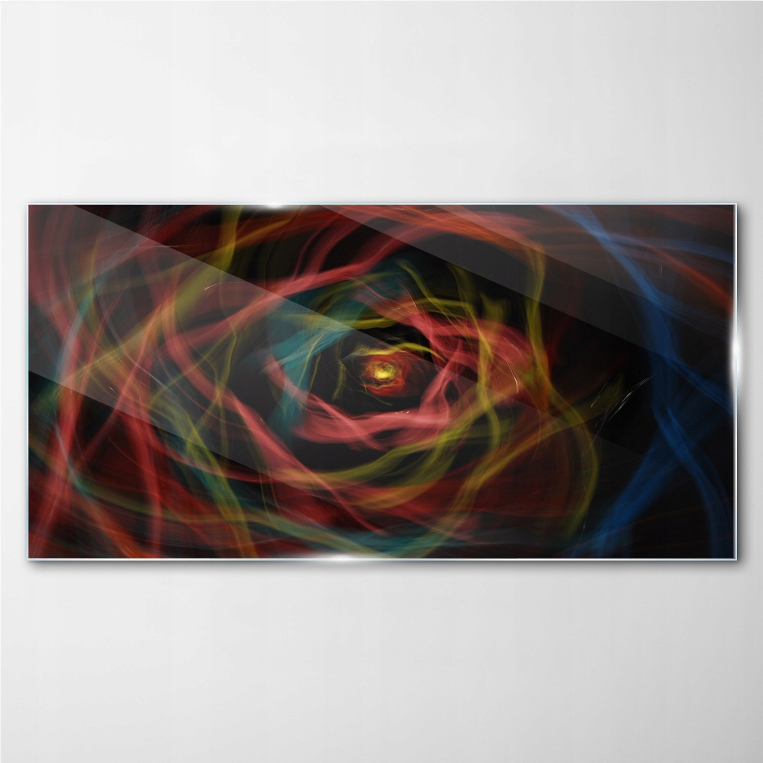 

Foto-obraz szklany na ścianę Ognisty wir 140x70 cm
