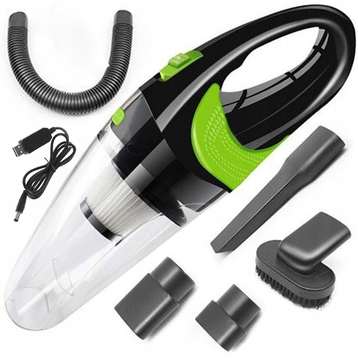 Vysavač Do Auta Usb Akumulátorový 120W