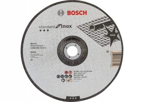 

Bosch Tarcza do cięcia metalu 230x1,9 Inox ścier.